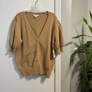 NWT Time and Tru short sleeve cardigan